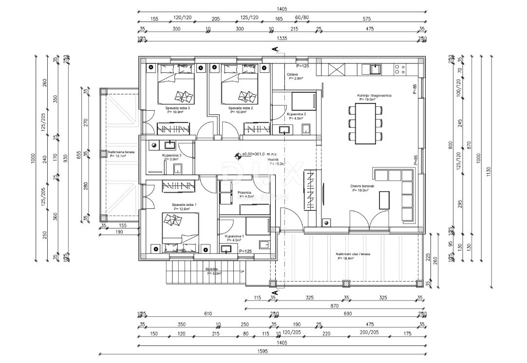 Hiša Gračišće, 203m2