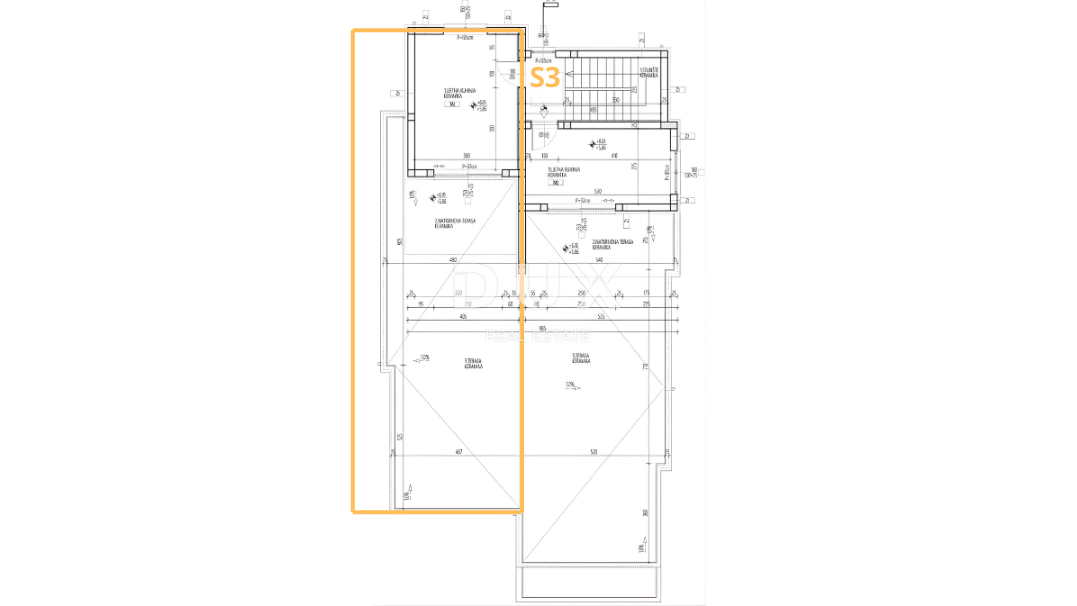 TRIBUNJ, SOVLJA - Apartma s strešno teraso in čudovitim pogledom na morje