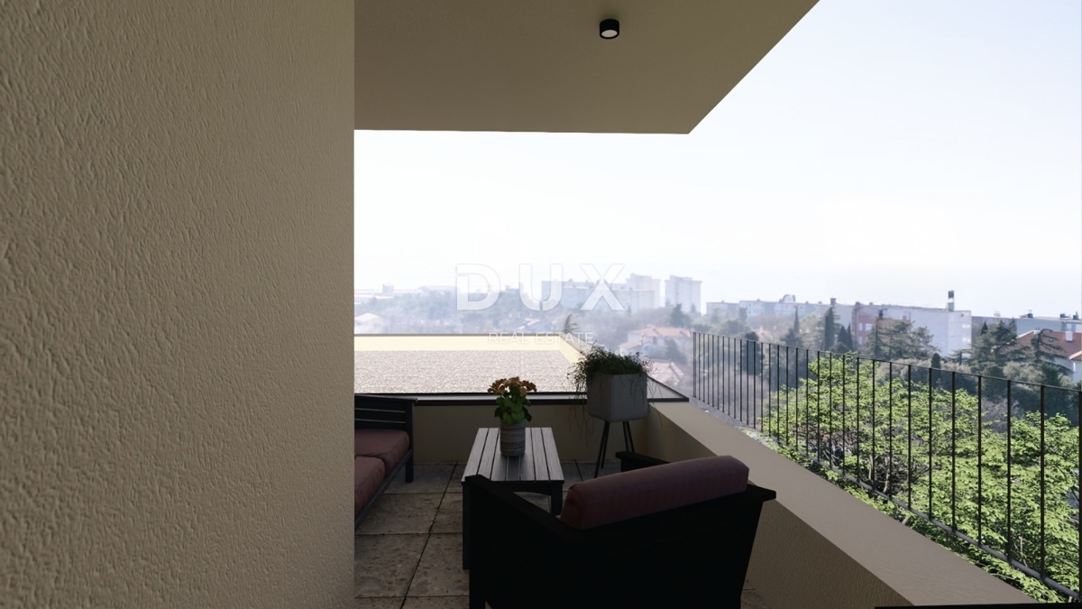 RIJEKA, KRIMEJA - Intimno 3 spalnice + dnevna soba, 100 m2 vrta, razgled, dve garaži in eno zunanje parkirno mesto