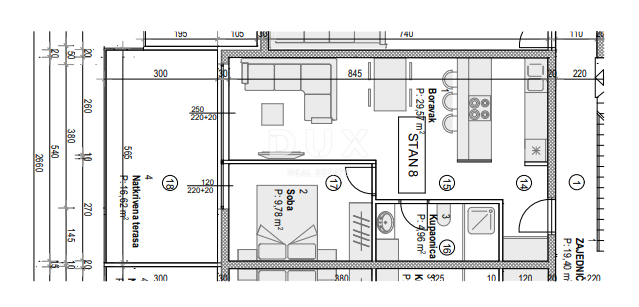 OTOK PAG, POVLJANA - PRILOŽNOST! Novozgrajeno stanovanje ob morju!