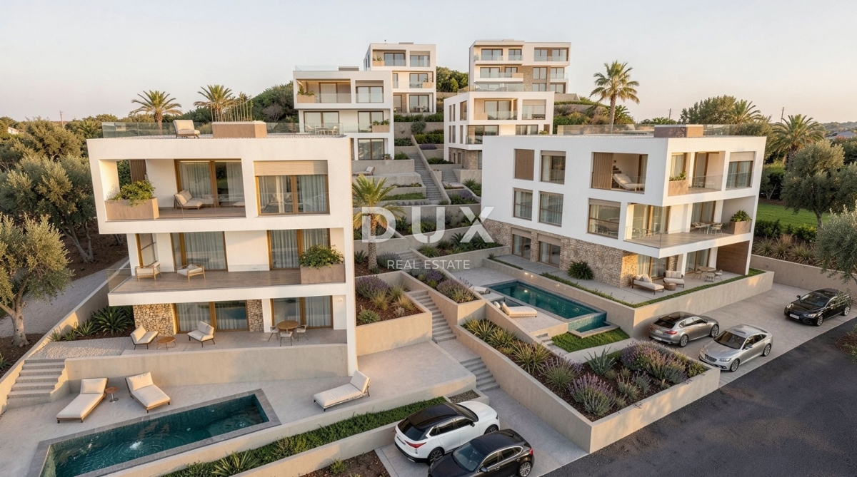 OPATIJA, LOVRAN - luksuzno penthouse stanovanje v novogradnji z bazenom, dvigalom, strešno teraso