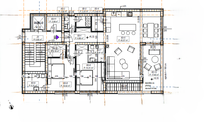 OPATIJA, LOVRAN - luksuzno penthouse stanovanje v novogradnji z bazenom, dvigalom, strešno teraso