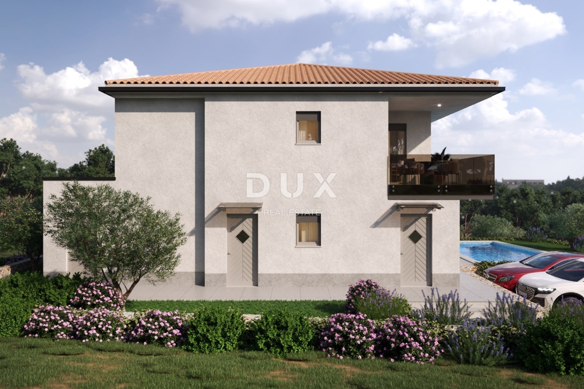 OTOK KRK, VRBNIK - Apartma v novogradnji v 1. nadstropju, s panoramskim razgledom