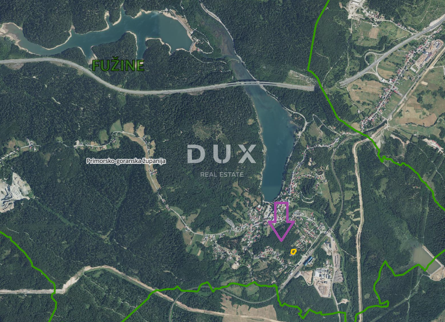 DELNICE, FUŽINE - Zazidljivo zemljišče 1979 m2