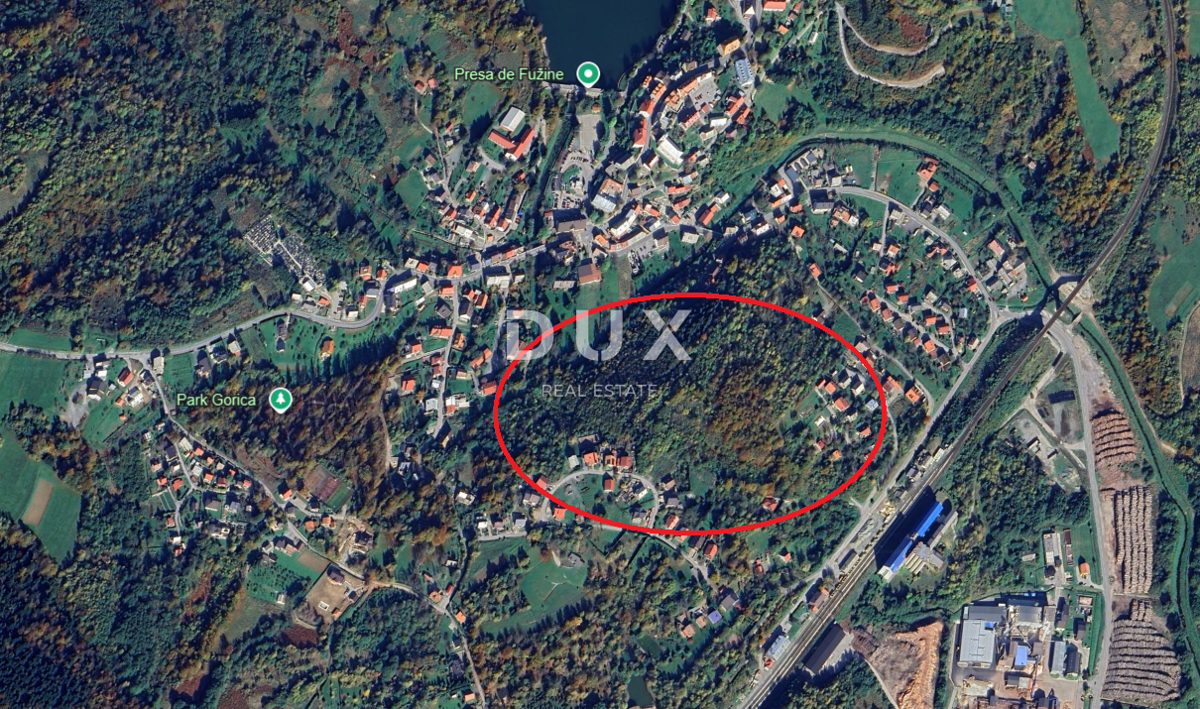 DELNICE, FUŽINE - Zazidljivo zemljišče 1979 m2