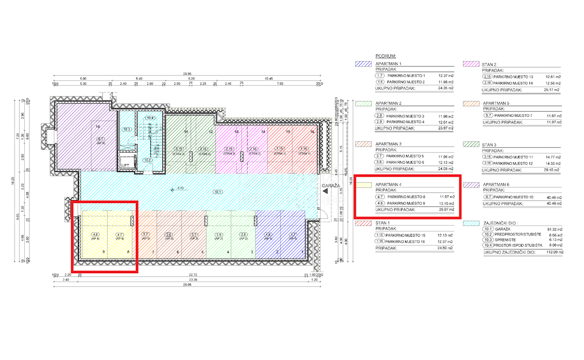 OPATIJA, CENTER - novozgrajeno stanovanje 77,09m2 s panoramskim pogledom na morje - STANOVANJE 4