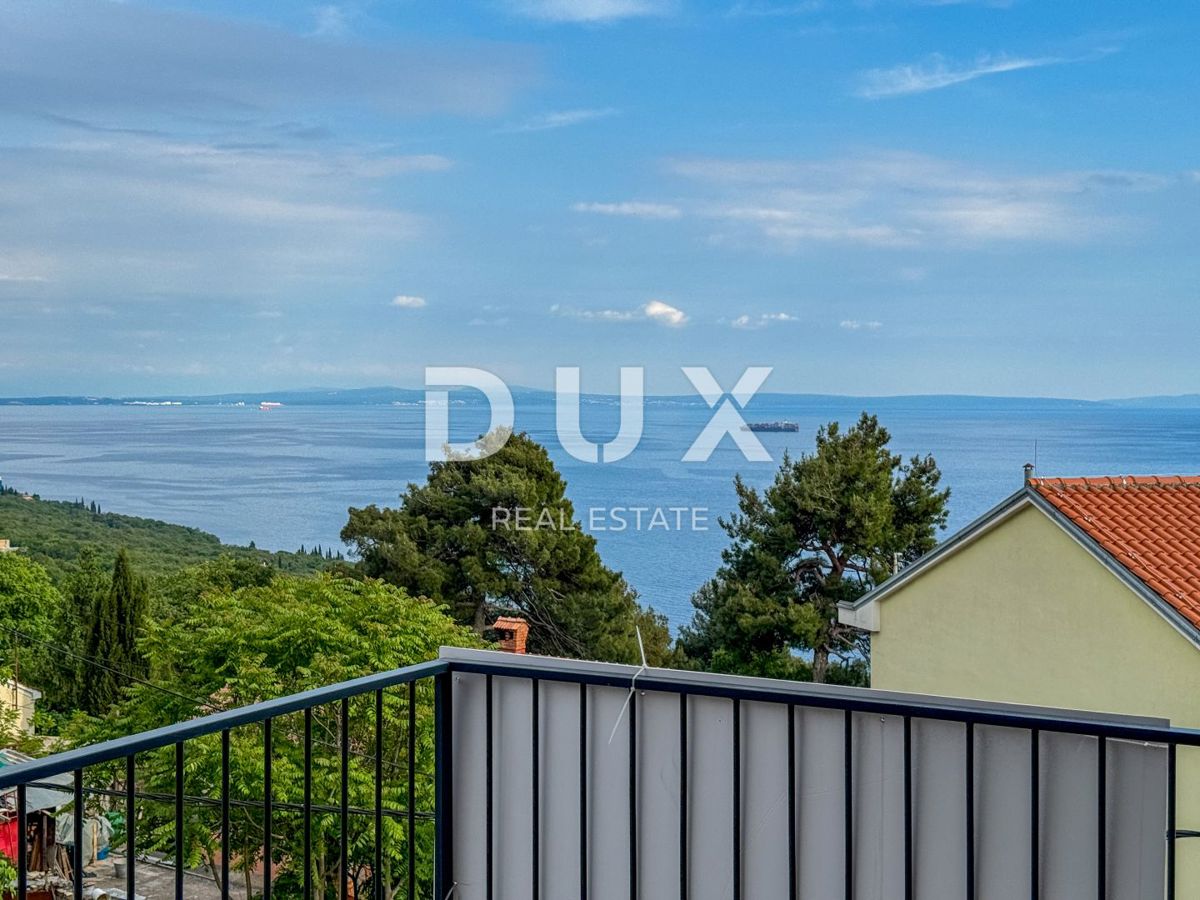 OPATIJA, PAVLOVAC - večje stanovanje 148m2, 3s, strešna terasa, novogradnja blizu Opatije, pogled