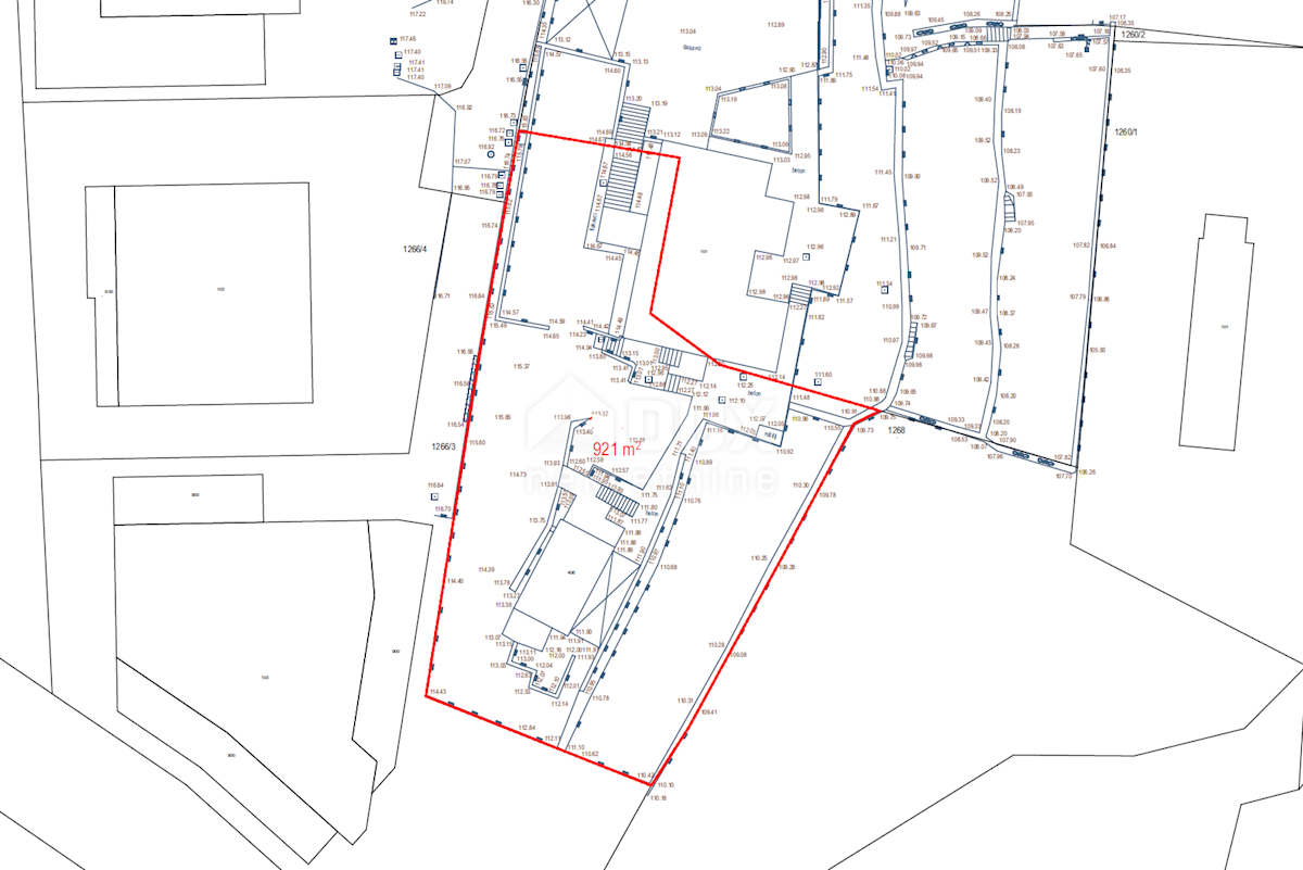 OPATIJA, CENTER - zemljišče 921m2, v centru Opatije z gradbenim dovoljenjem za vilo z bazenom, panoramski pogled na morje