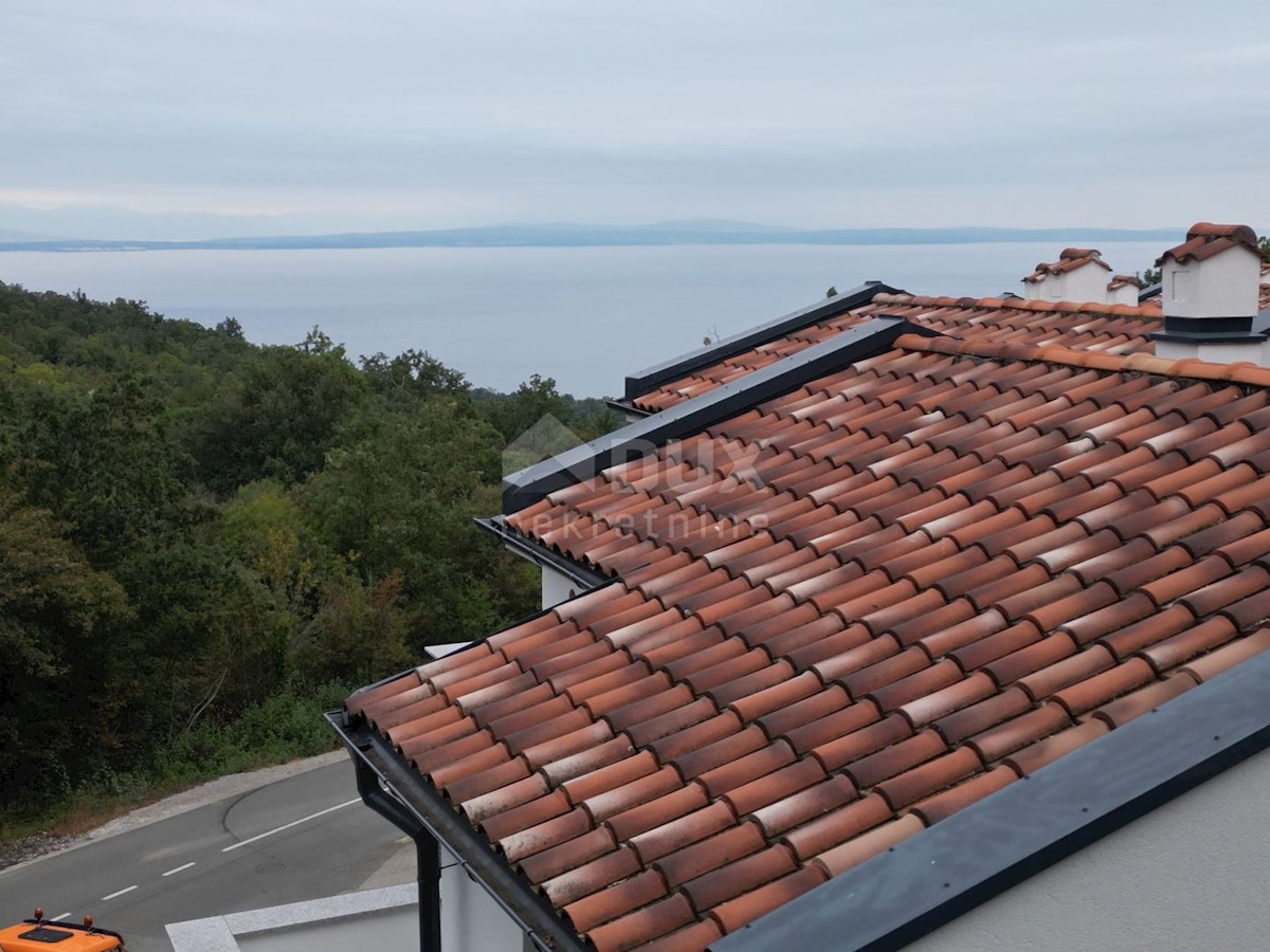 OPATIJA, IČIĆI, POLJANE- vrstne hiše 590m2, 5 enot s pogledom na morje in 2 bazena + okolica 700m2