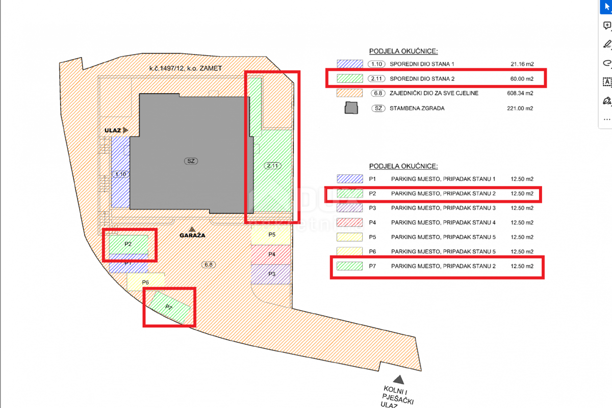 COSTABELLA, BIVIO, KANTRIDA - luksuzno stanovanje 85m2 s panoramskim pogledom na morje + okolica 60m2