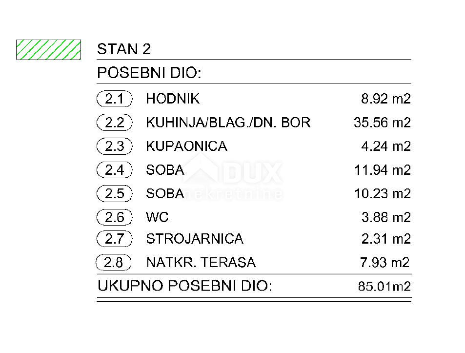 COSTABELLA, BIVIO, KANTRIDA - luksuzno stanovanje 85m2 s panoramskim pogledom na morje + okolica 60m2