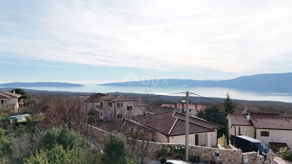 OTOK KRK, LINARDIĆI - Gradbeno zemljišče s panoramskim razgledom