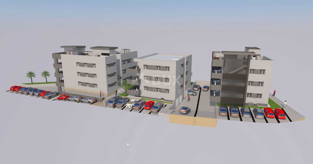 ZADAR, SUKOŠAN, 3s + kopalnica stanovanje v vrhunski novogradnji s pogledom na morje