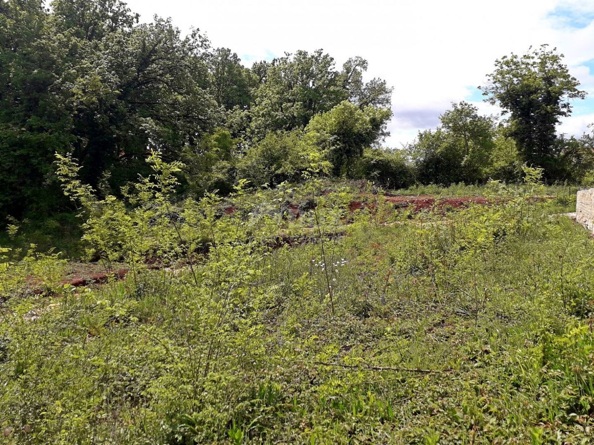 ISTRA, LABIN - Prostorna parcela z gradbenim dovoljenjem