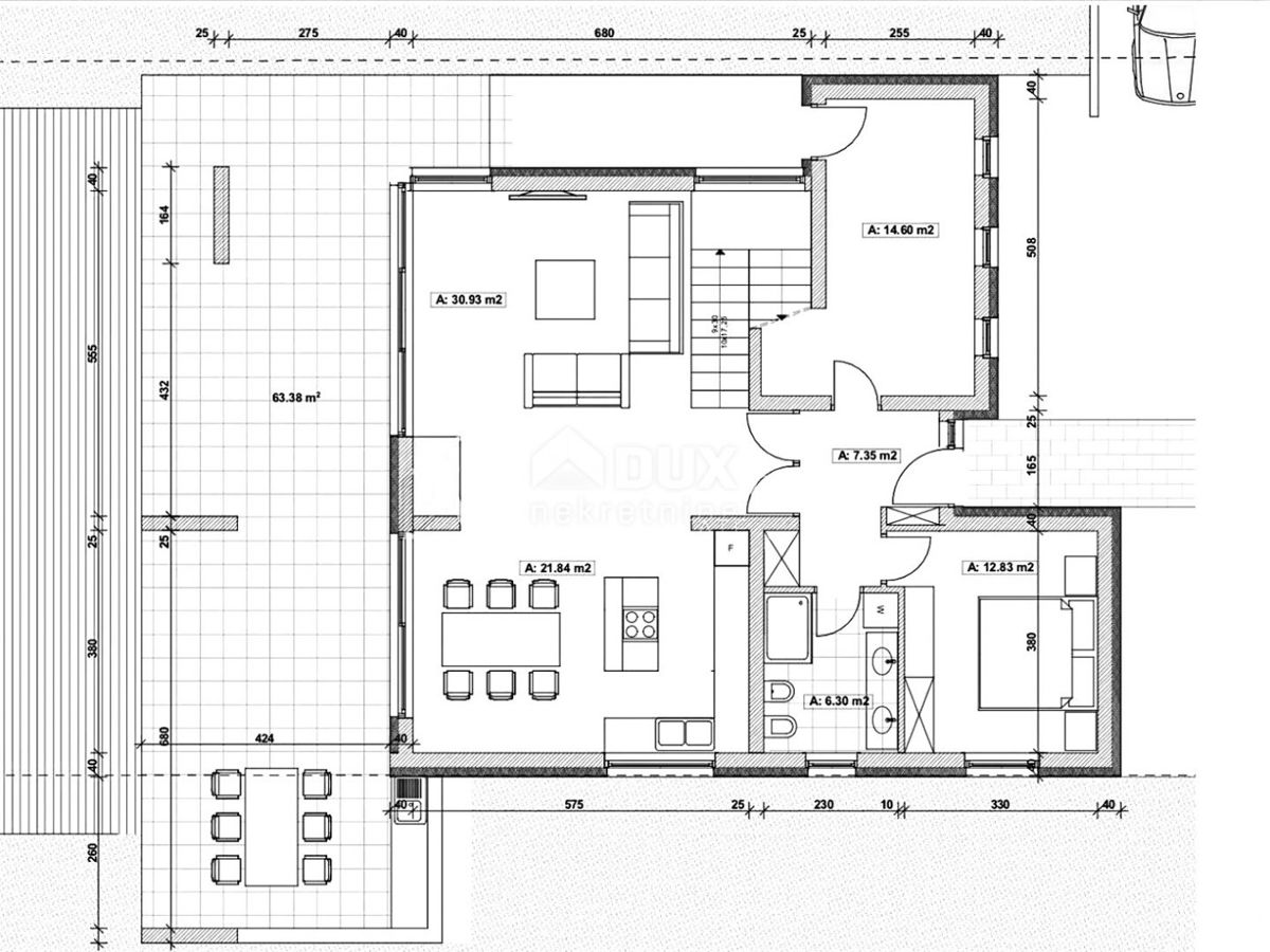 ISTRA, NOVIGRAD - Zemljišče s projektom v bližini morja