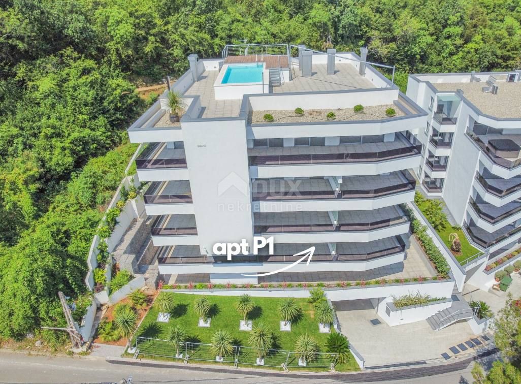 OPATIJA, CENTER - odlično stanovanje v novogradnji s pogledom na morje 