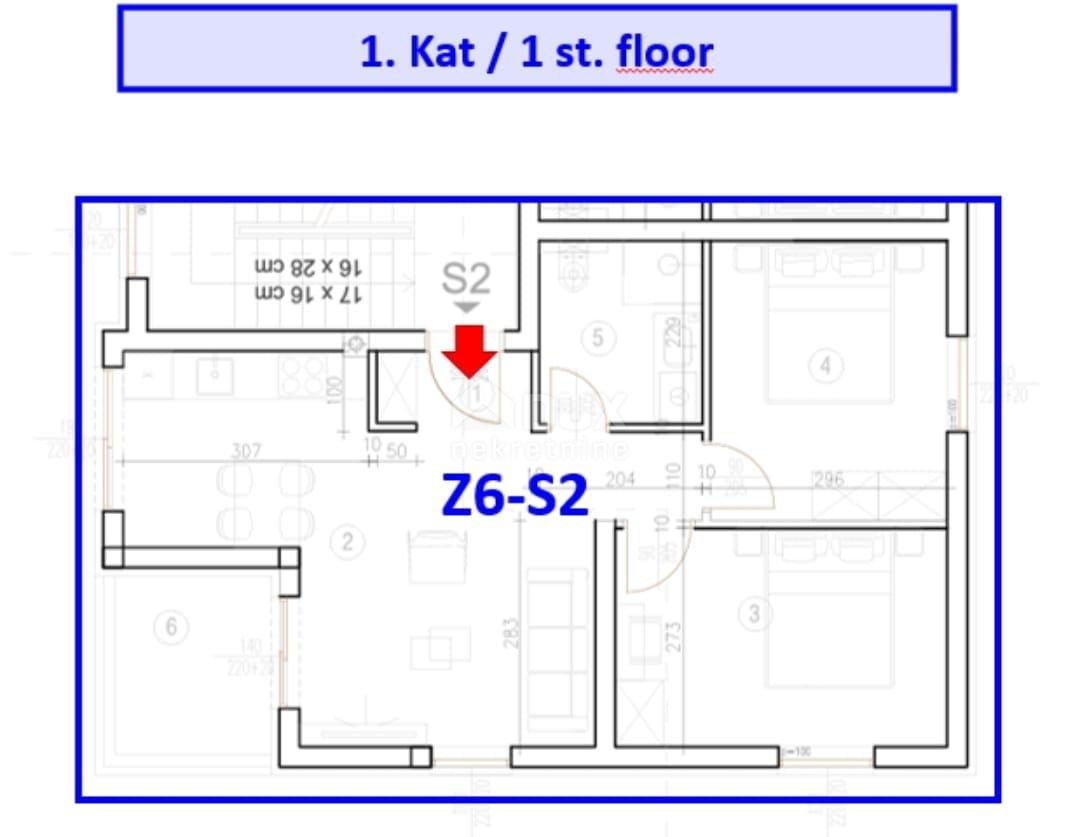 ISTRA, PULA - Stanovanje 56,77 m2! NOVOGRADNJA