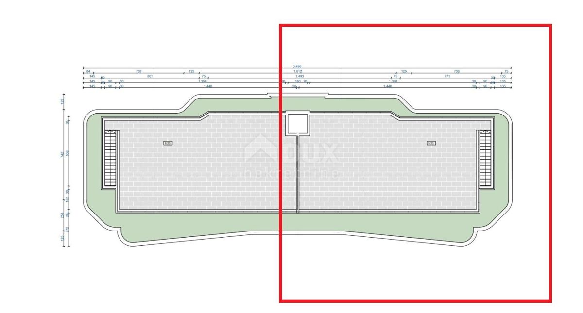 OPATIJA, CENTER - dvoetažni penthouse 4333m2 s panoramskim pogledom na morje in strešno teraso S2