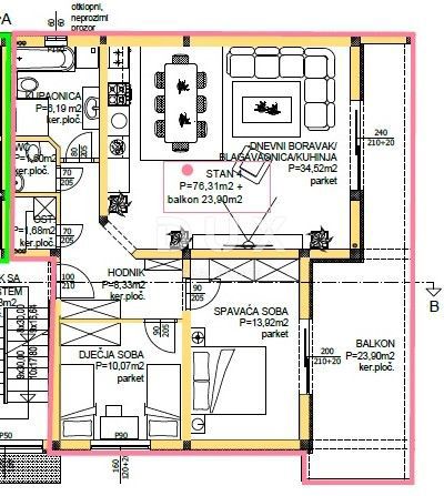 PRIVLAKA, ZADAR - S2 PRILOŽNOST! Vseljiva stanovanja novogradnje