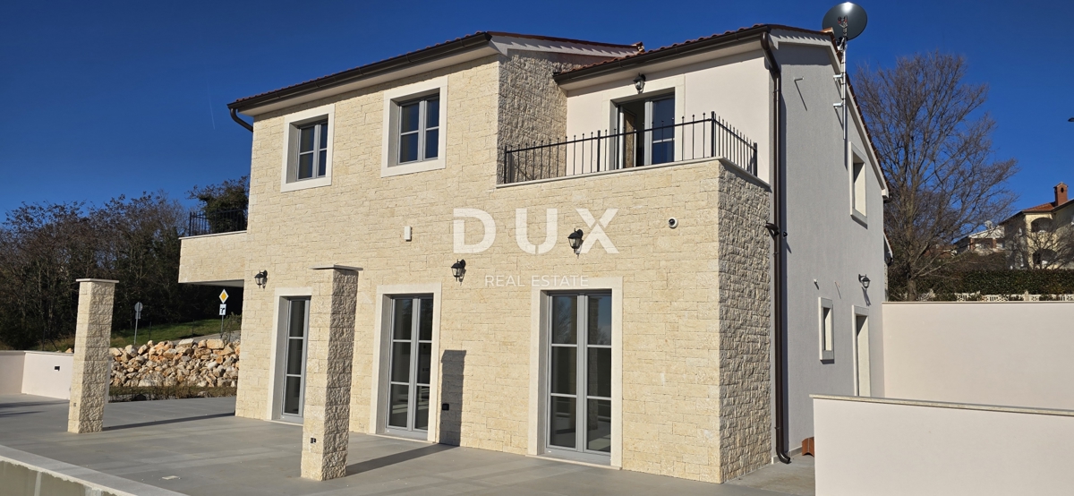 ISTRA, POREČ - Novozgrajena vila z neskončnim bazenom, zasebnim podzemnim parkiriščem in fantastičnim pogledom na morje