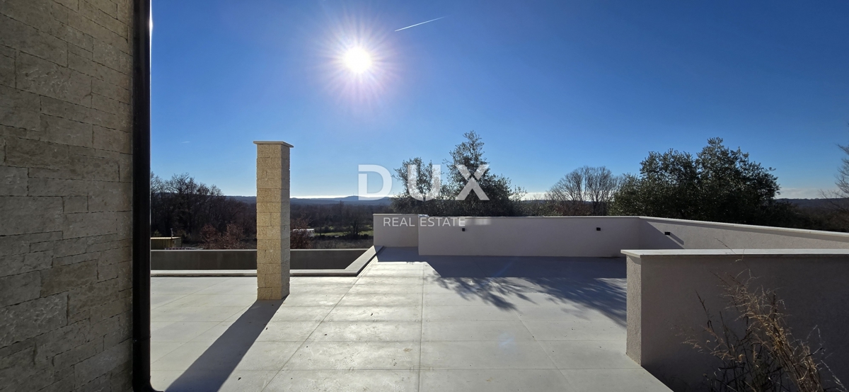 ISTRA, POREČ - Novozgrajena vila z neskončnim bazenom, zasebnim podzemnim parkiriščem in fantastičnim pogledom na morje