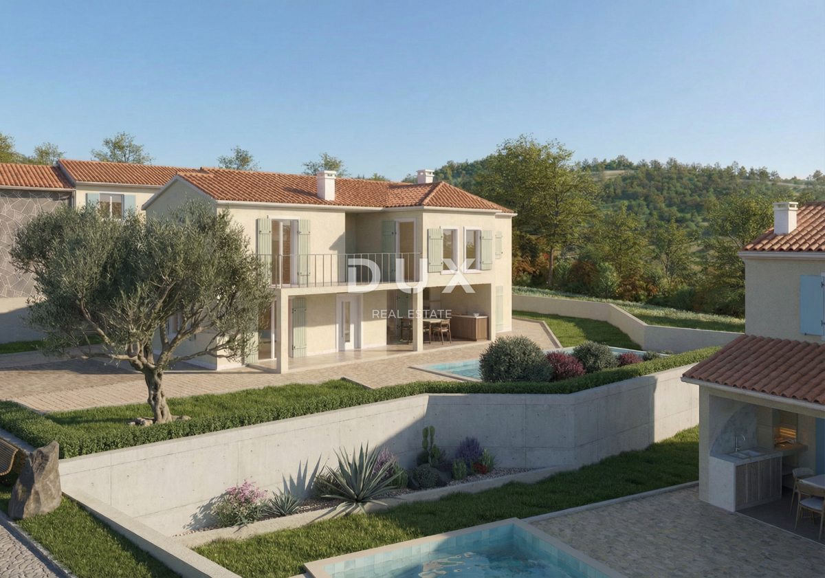 ISTRA, PIĆAN - Novozgrajena vila v naravnem okolju