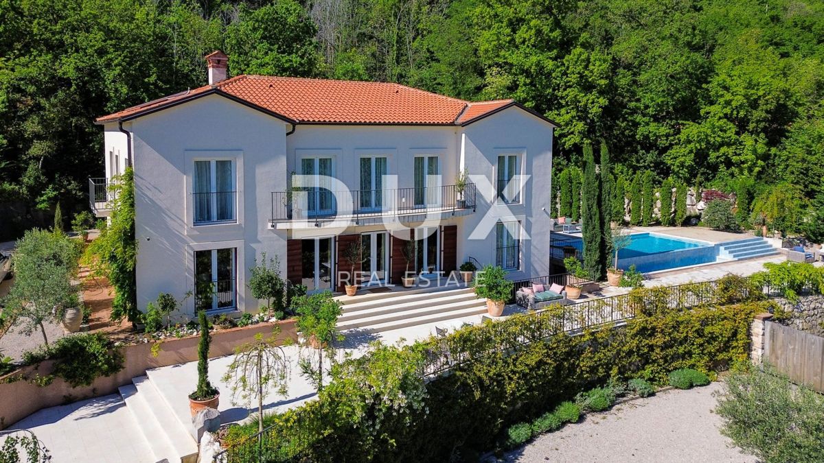 OPATIJA, BRSEČ - luksuzna vila 430m2 z bazenom in pogledom na morje + urejen vrt 2700m2