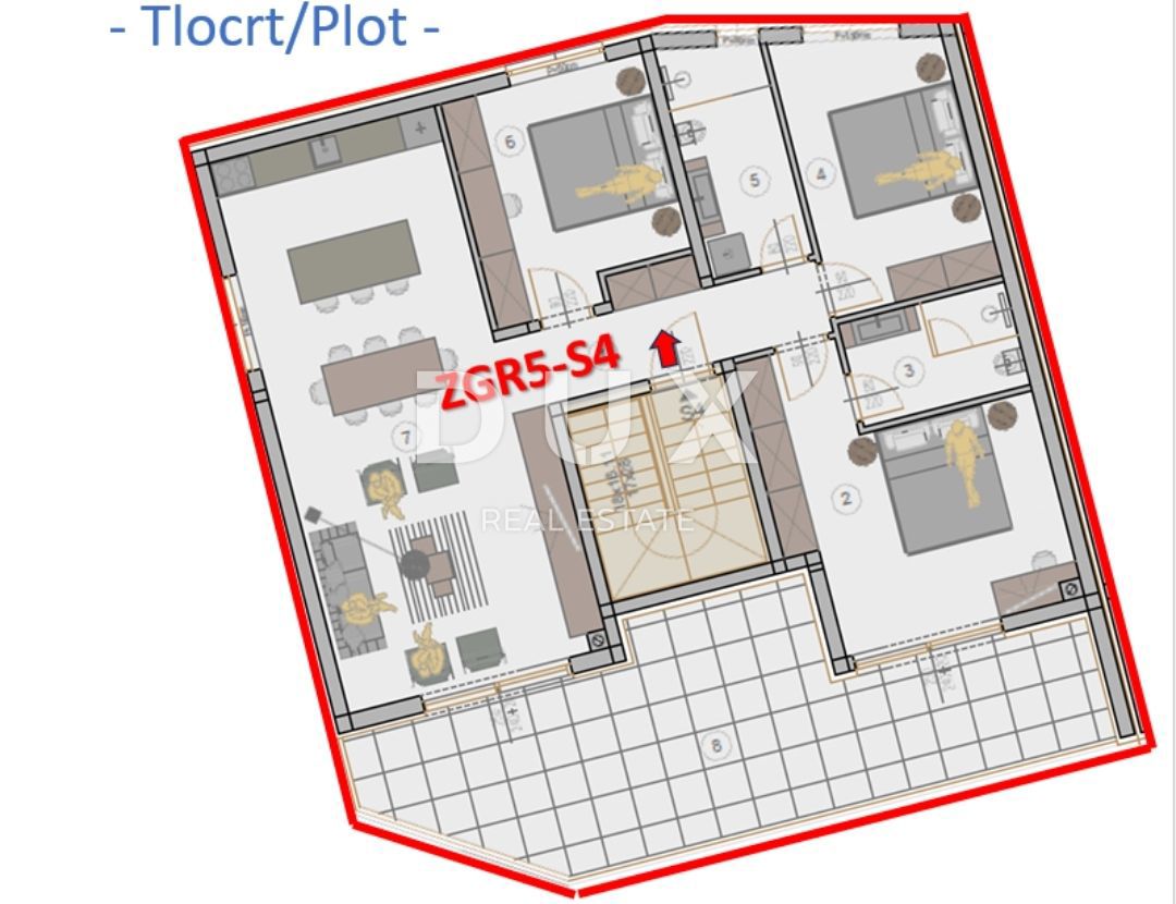 ISTRA, PULA - Penthouse 117,75 m2 v bližini morja!