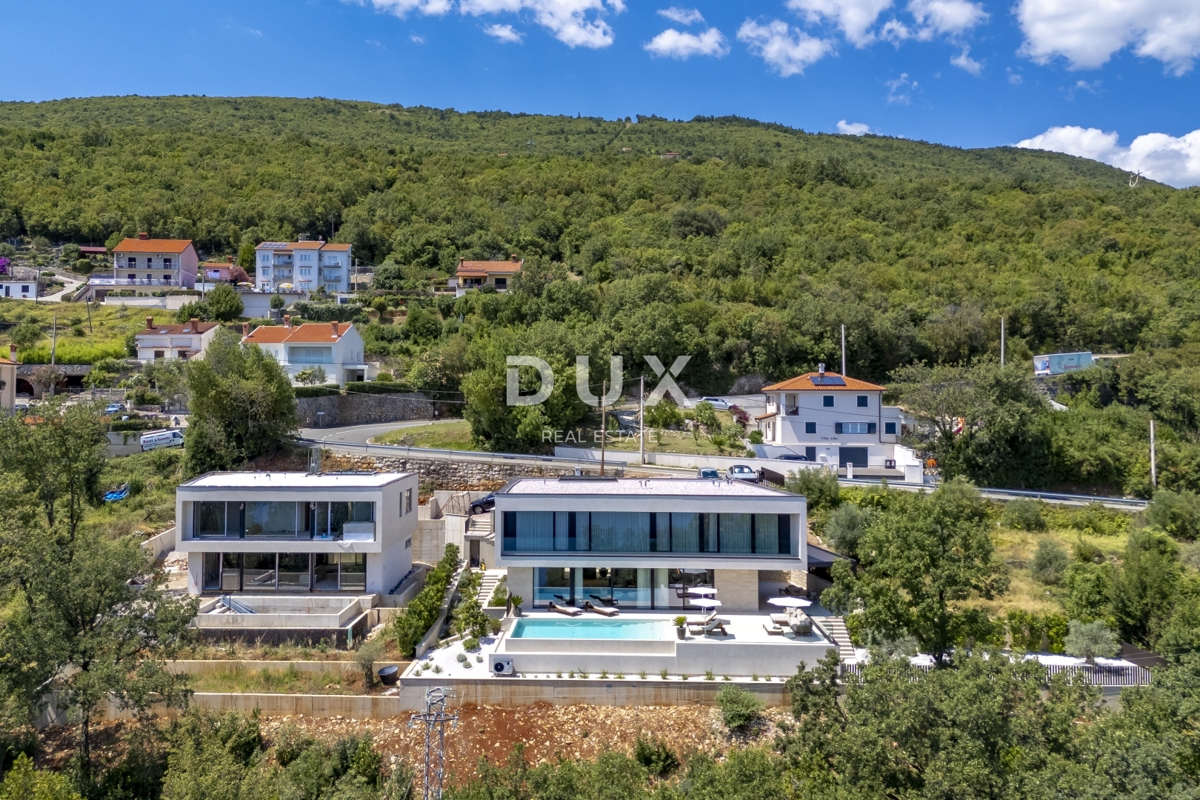 OPATIJA, MOŠĆENIČKA DRAGA - luksuzna vila z bazenom na vrhunski lokaciji s panoramskim pogledom na morje
