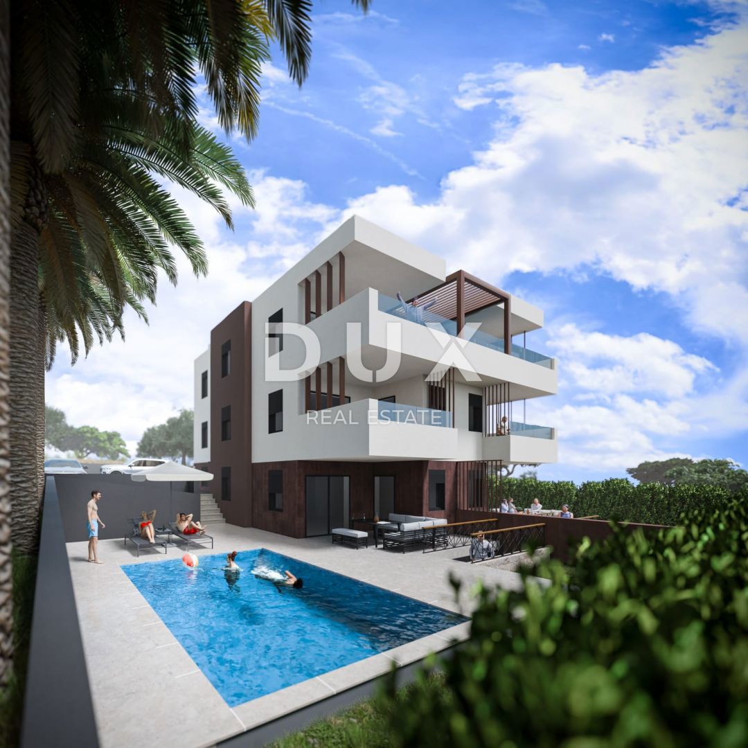 NOVALJA, JAKIŠNICA - Apartma 58m2 v prvem nadstropju s čudovitim pogledom na morje