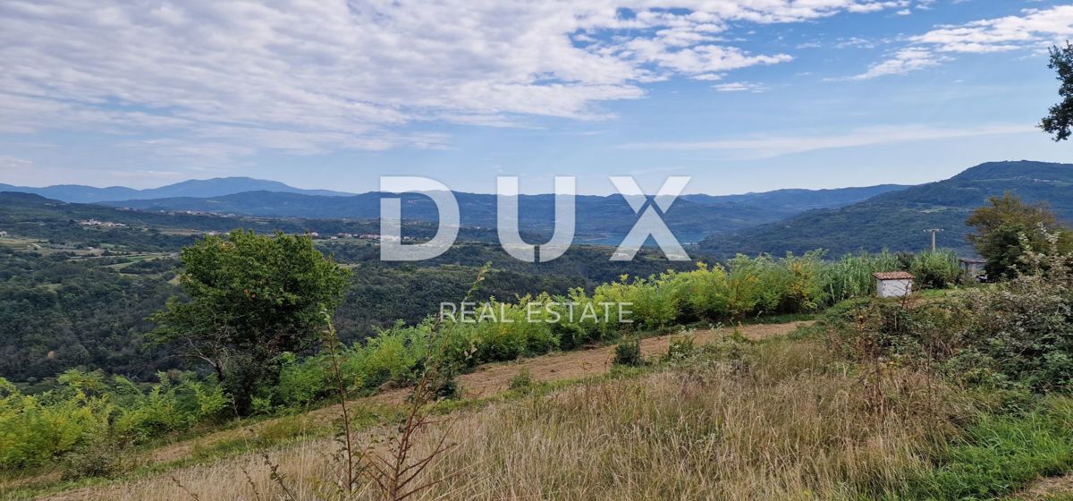 ISTRA, MOTOVUN - Veliko posestvo 170.000 m2, najlepši razgled v Istri - jezero Butoniga, Učka, Ćićarija, Motovun in Motovunski gozd tartufov!