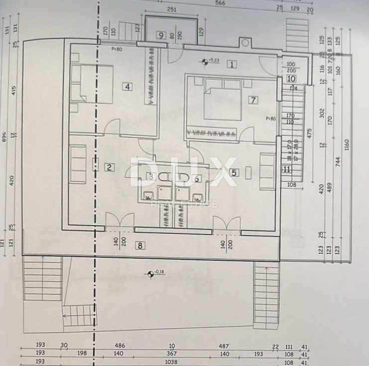 VODICE, ŠIBENIK - PRILOŽNOST! Hiša s 5 apartmaji na mirni lokaciji 