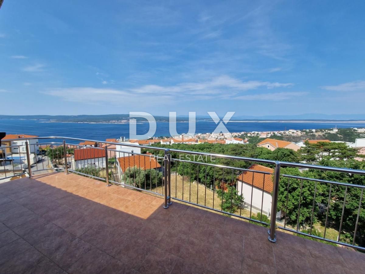 CRIKVENICA - Čudovita hiša s panoramskim pogledom na morje