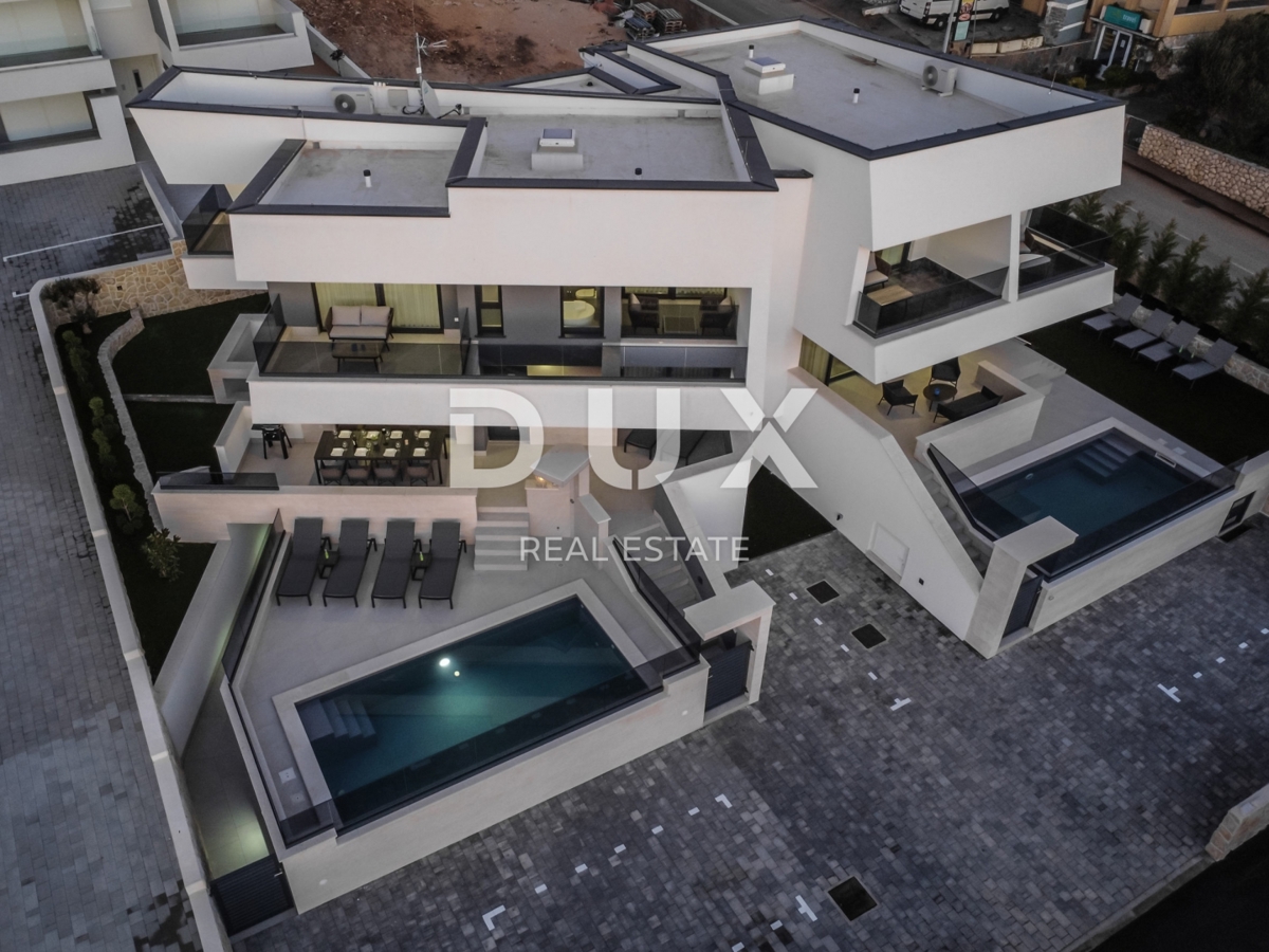 OTOK PAG, NOVALJA - Vila s 4 spalnicami, bazenom in savno, 148,50 m2