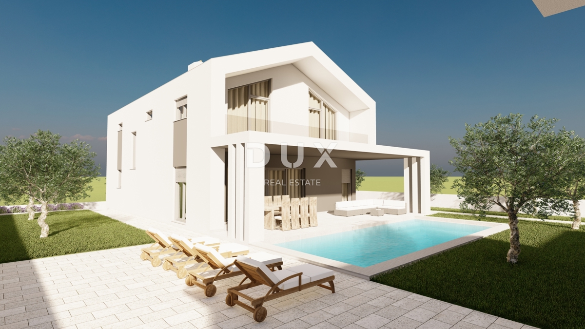 ISTRA, BUJE, KAŠTEL - Zemljišče z veljavnim gradbenim dovoljenjem