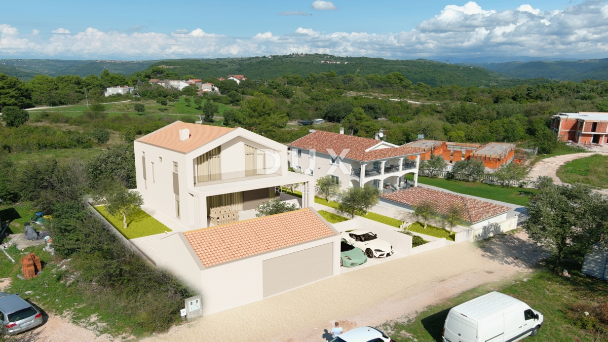 ISTRA, BUJE, KAŠTEL - Zemljišče z veljavnim gradbenim dovoljenjem