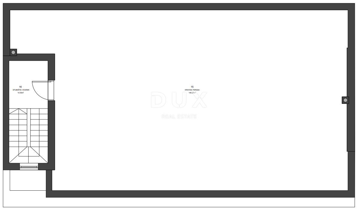 ZADAR, ZATON - Vrhunski penthouse z dvigalom 45 metrov od plaže! A9