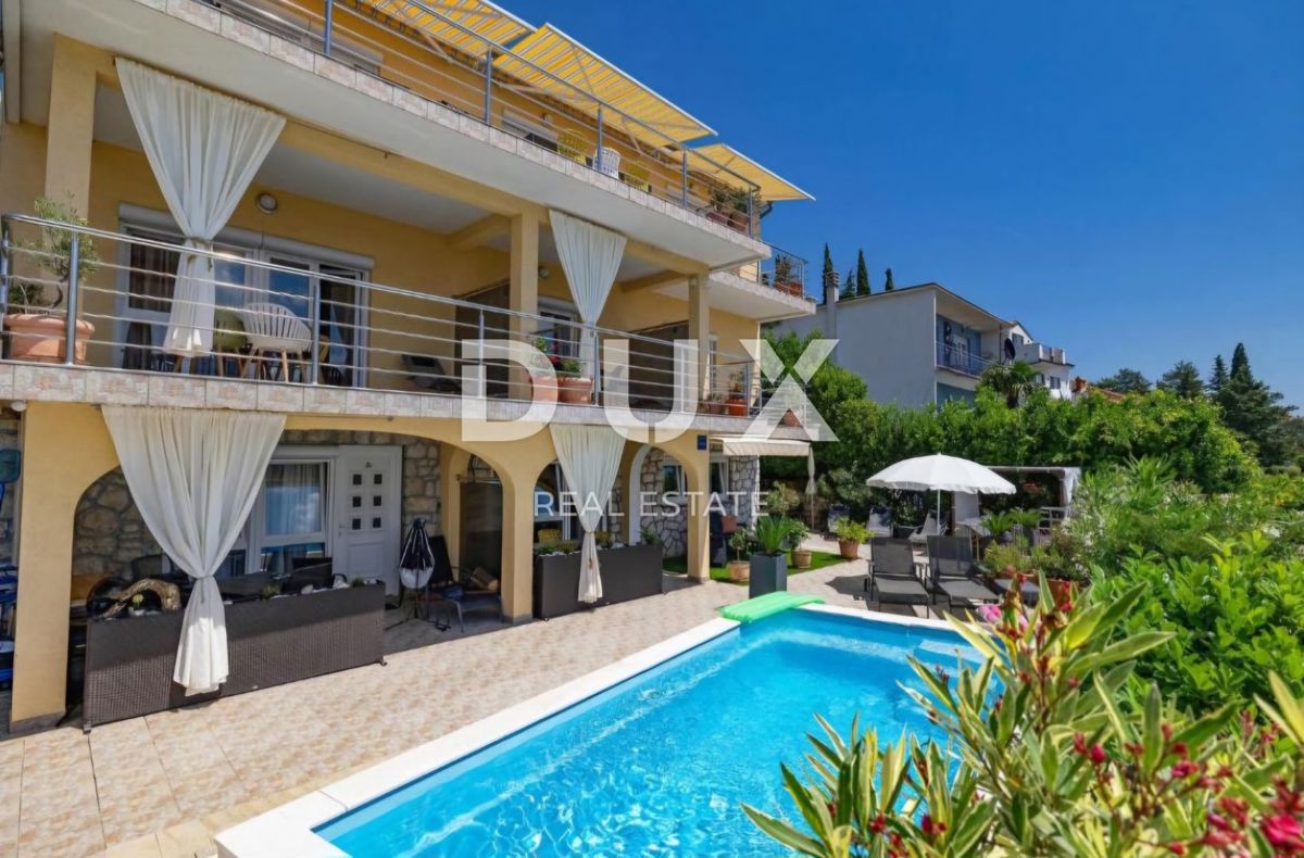 CRIKVENICA, DRAMALJ - Hiša s 6 apartmaji, 200 m od morja