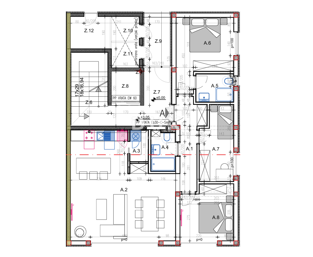 ISTRA, PULA - Moderna novogradnja! Pritličje z dvoriščem! 