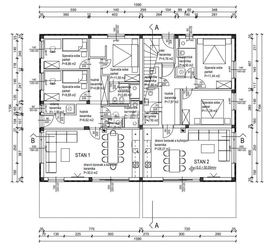 ISTRA, POREČ - Stanovanje v pritličju novogradnje v bližini morja