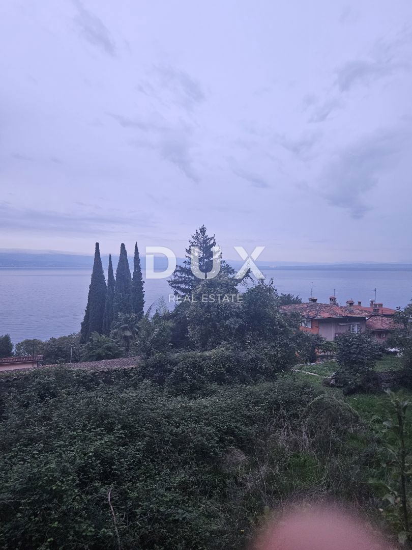 OPATIJA, LOVRAN - enonadstropna hiša 135m2, 2. VRSTA DO MORJA!!!! s panoramskim pogledom na morje + okolica