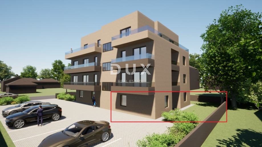 ZAGREB, SESVETE - Moderno trisobno stanovanje z zasebnim vrtom, novogradnja v pritličju