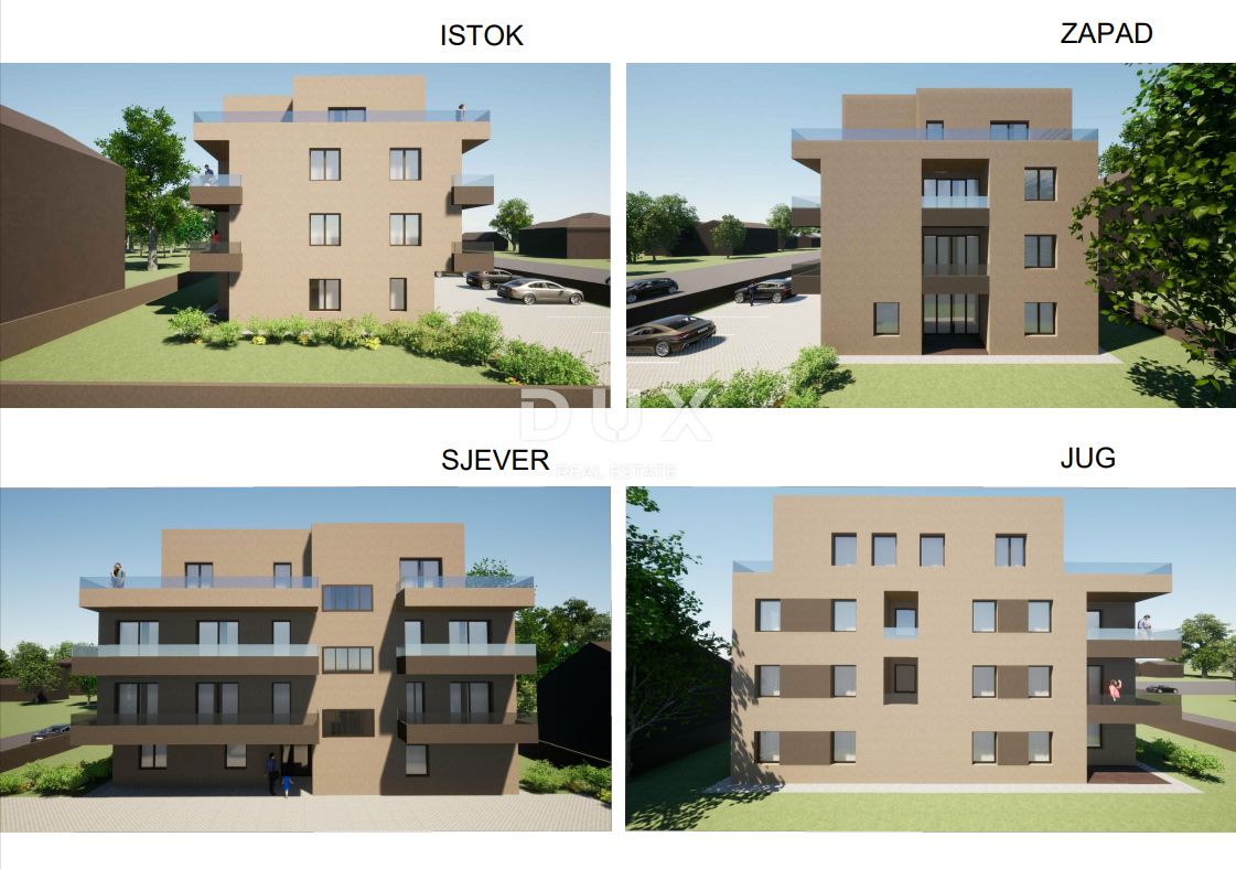 ZAGREB, SESVETE - Moderno trisobno stanovanje z zasebnim vrtom, novogradnja v pritličju