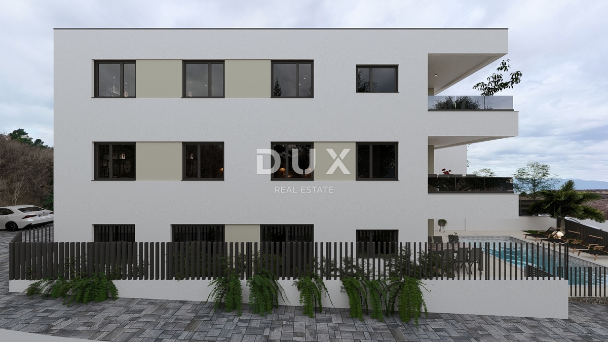 OTOK KRK, VRBNIK - Apartma v 1. nadstropju s teraso