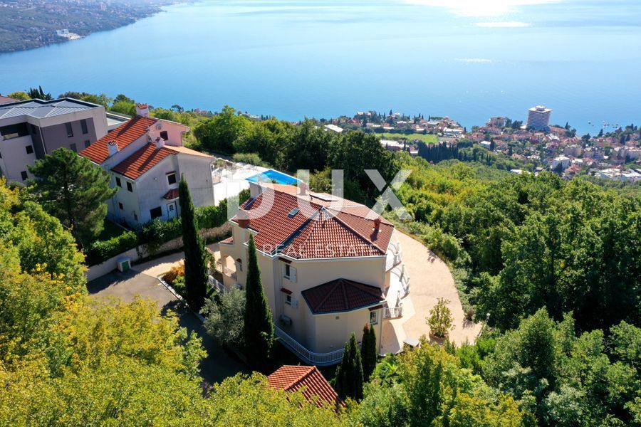 OPATIJA, BREGI - vila s panoramskim razgledom na morje in velikim vrtom! PRILOŽNOST!