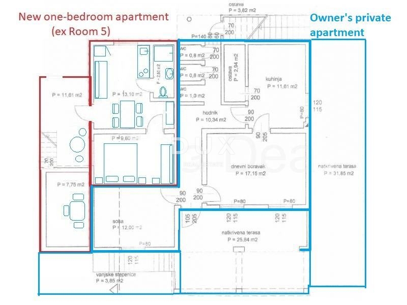 ZADAR, MASLENICA - Stanovanjsko-turistični objekt, 170 m od morja