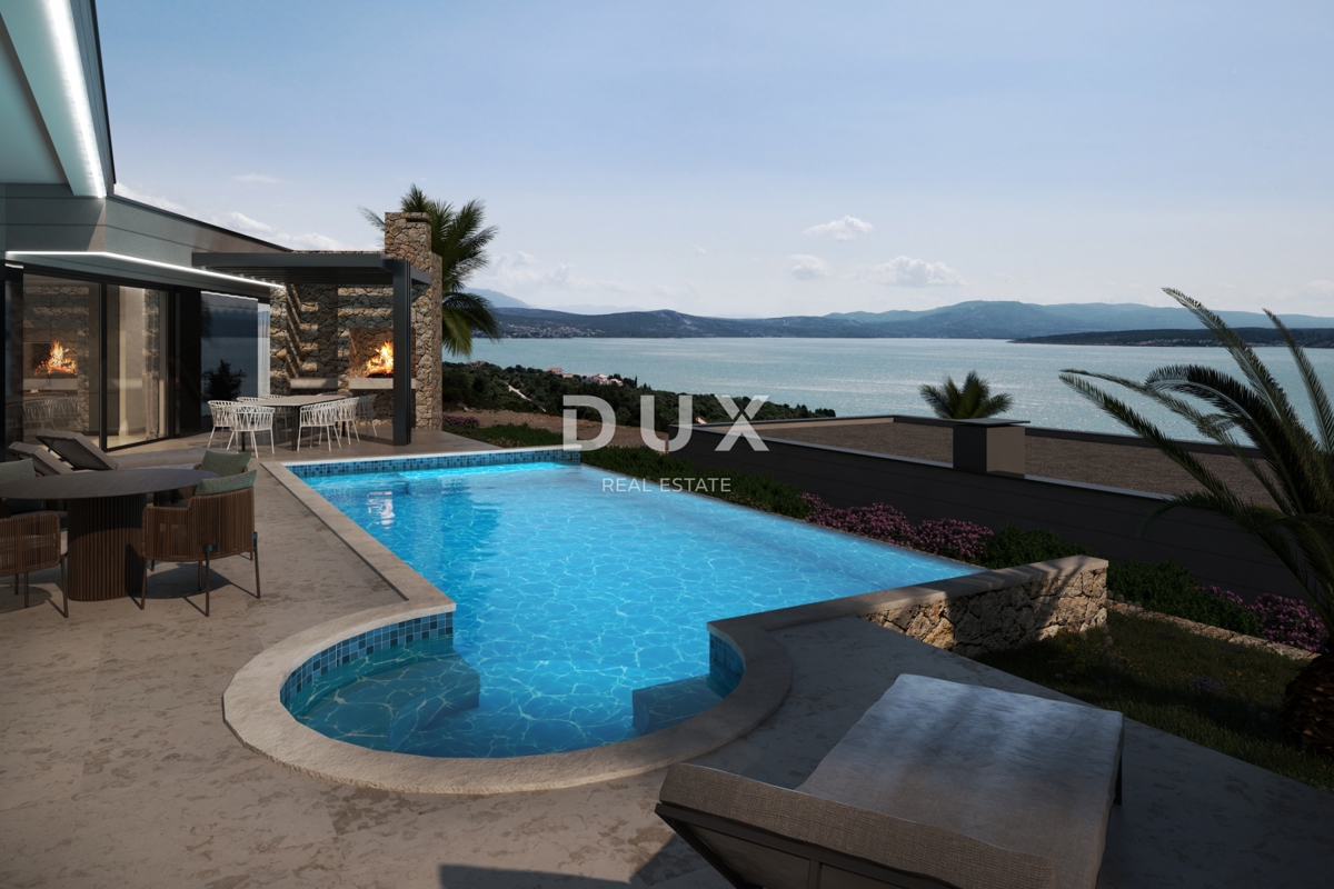 ZADAR, POSEDARJE - Čudovita pritlična vila s panoramskim pogledom na morje! B