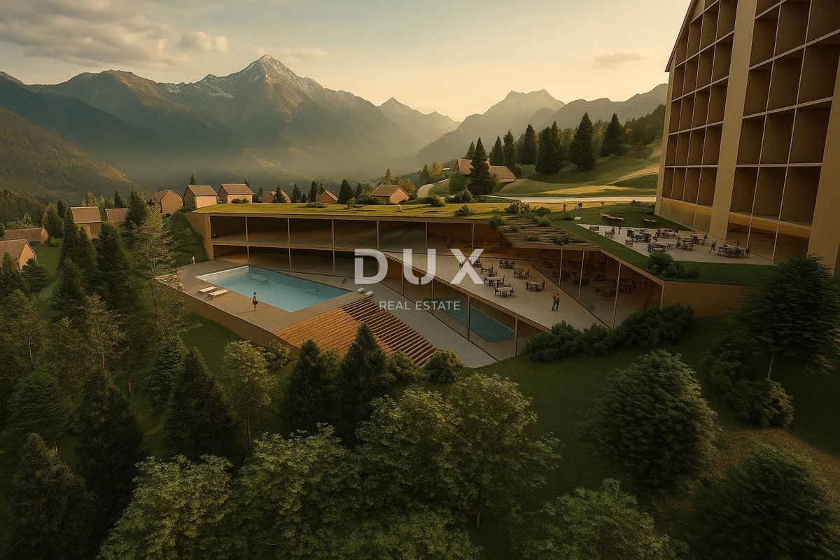 GORSKI KOTAR, STARI LAZ - zemljišče in idejni projekt za gradnjo prvega butičnega družinskega letovišča v regiji