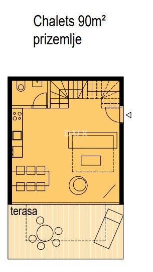 GORSKI KOTAR, STARI LAZ - zemljišče in idejni projekt za gradnjo prvega butičnega družinskega letovišča v regiji