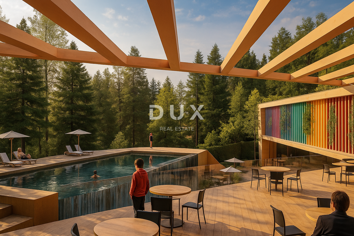 GORSKI KOTAR, STARI LAZ - zemljišče in idejni projekt za gradnjo prvega butičnega družinskega letovišča v regiji